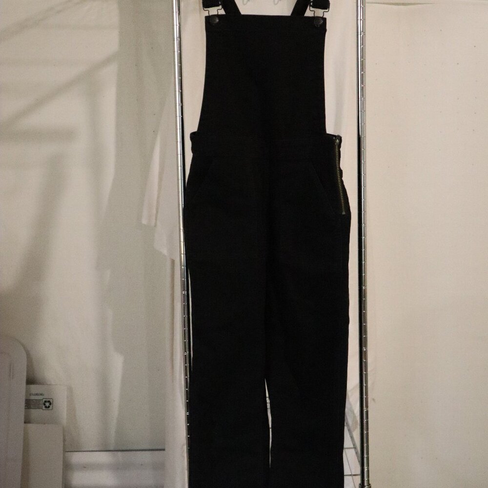 Madewell Black Denim Overalls Size M